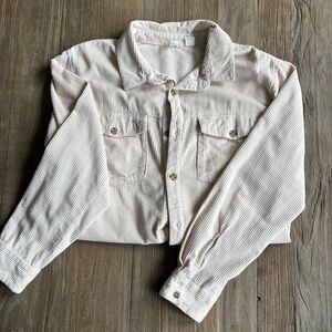 Roxy Cream Corduroy Shirt